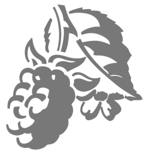 Blackberry Logo Icon Grey