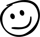 Smiley face Black