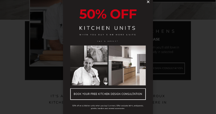 Roux Kitchens sale
